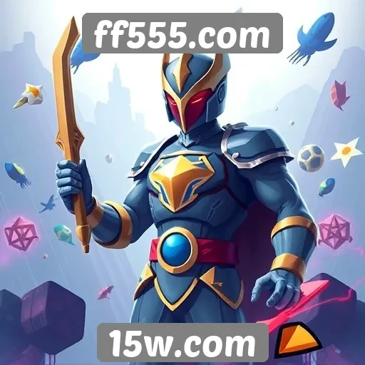 Exploração das opções de jogos no site ff555.com
